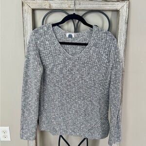 Old Navy Cozy Gray Knit Sweater Size Large
